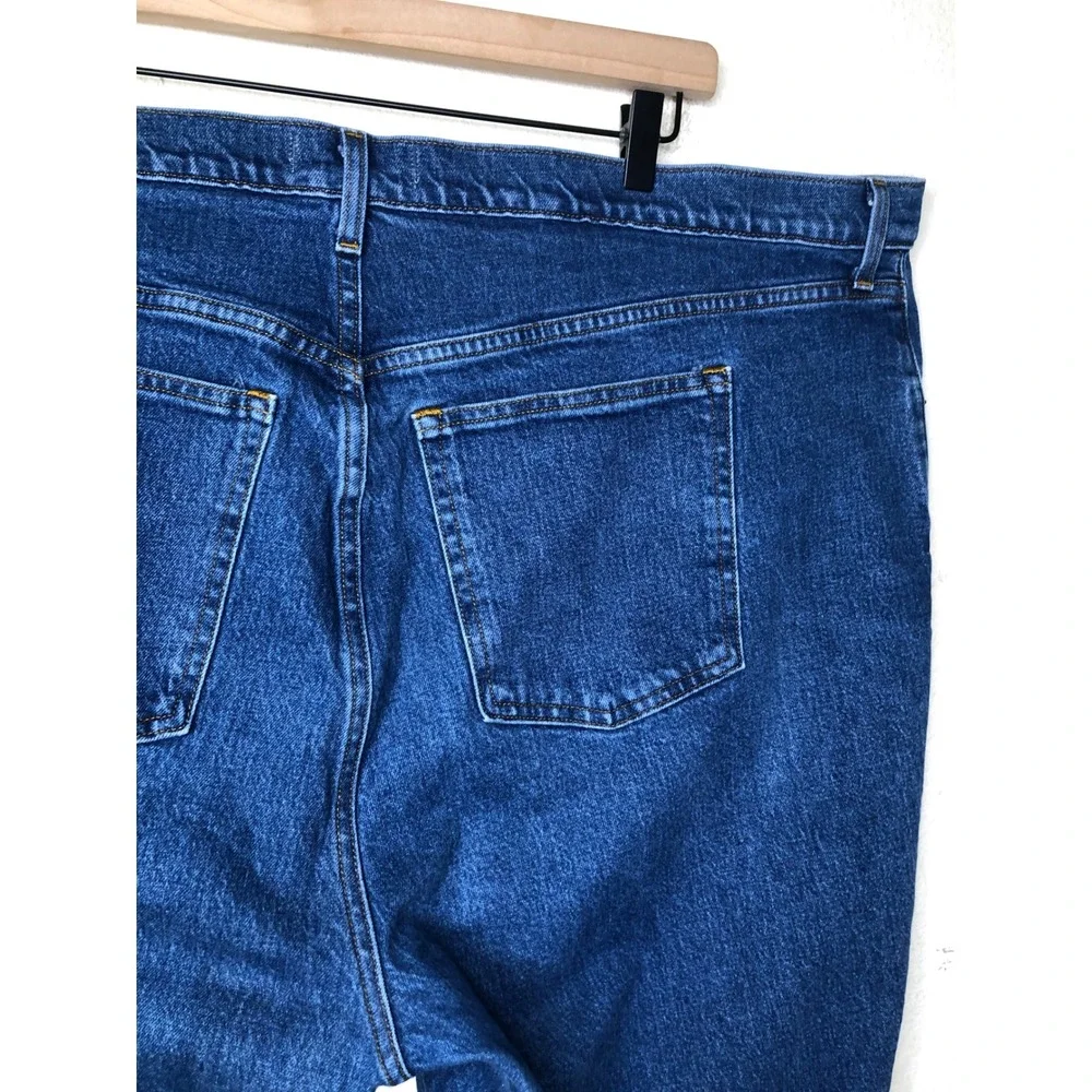 Abercrombie Fitch 90's Straight Ultra High Rise Mid Wash Denim‎ Jeans W50 L31